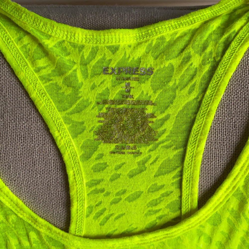 Neon Express Racerback Tank - Picture 2 of 5